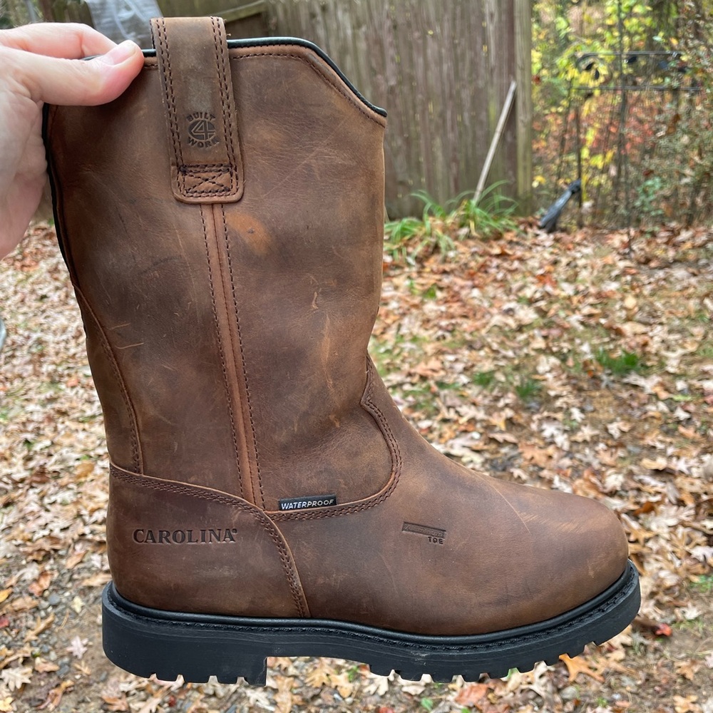 New Carolina Line Builder Aluminum Toe WP Metguard Work Boot CA8533 Size 9.5 2E - Picture 5 of 14
